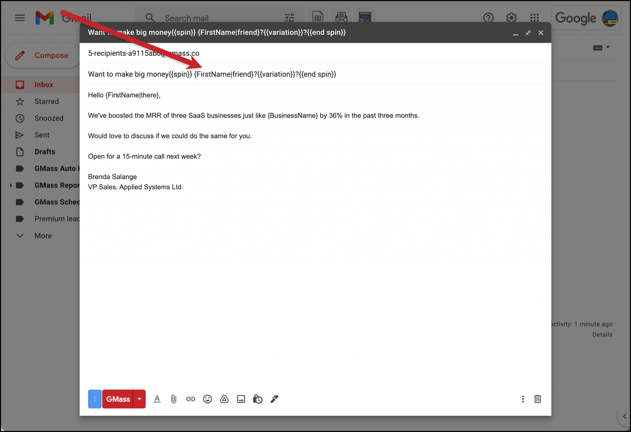 A/B Testing Easily test email variations in Gmail and automatically